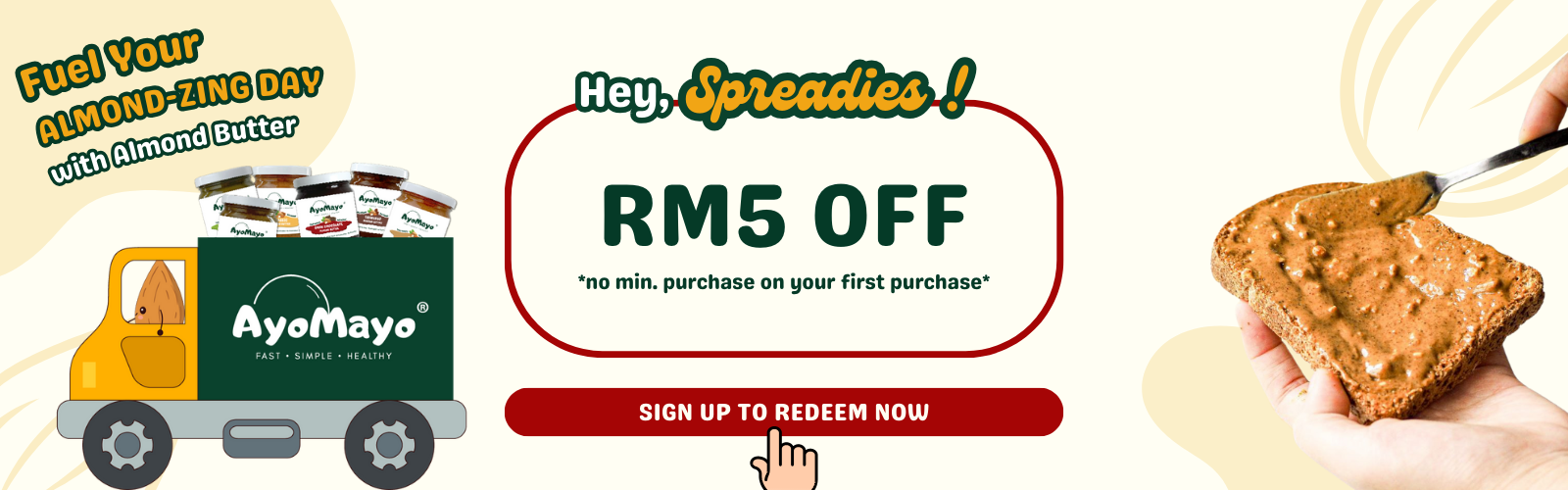 sign up for RM5 OFF