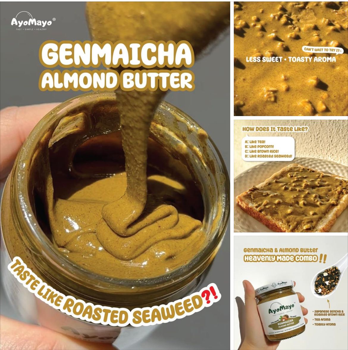 Genmaicha Almond Butter